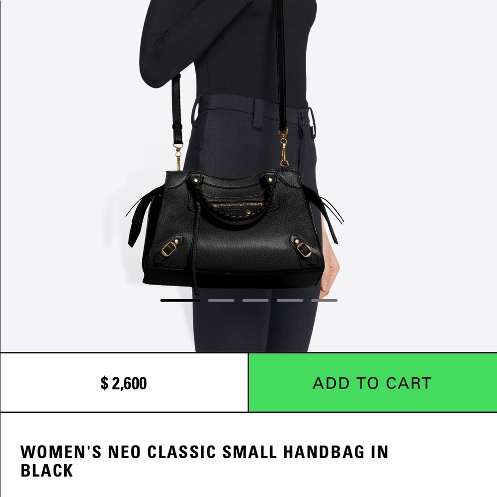 Balenciaga Neo Classic Small Handbag in Black - Picture 3 of 10